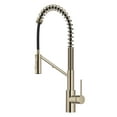 thumbnail image 1 of KRAUS Oletto 2-in-1 Commercial Style Pull-Down Single Handle Water Filter Kitchen Faucet for Reverse Osmosis or Water Filtration System in Spot-Free Antique Champagne Bronze, 1 of 20