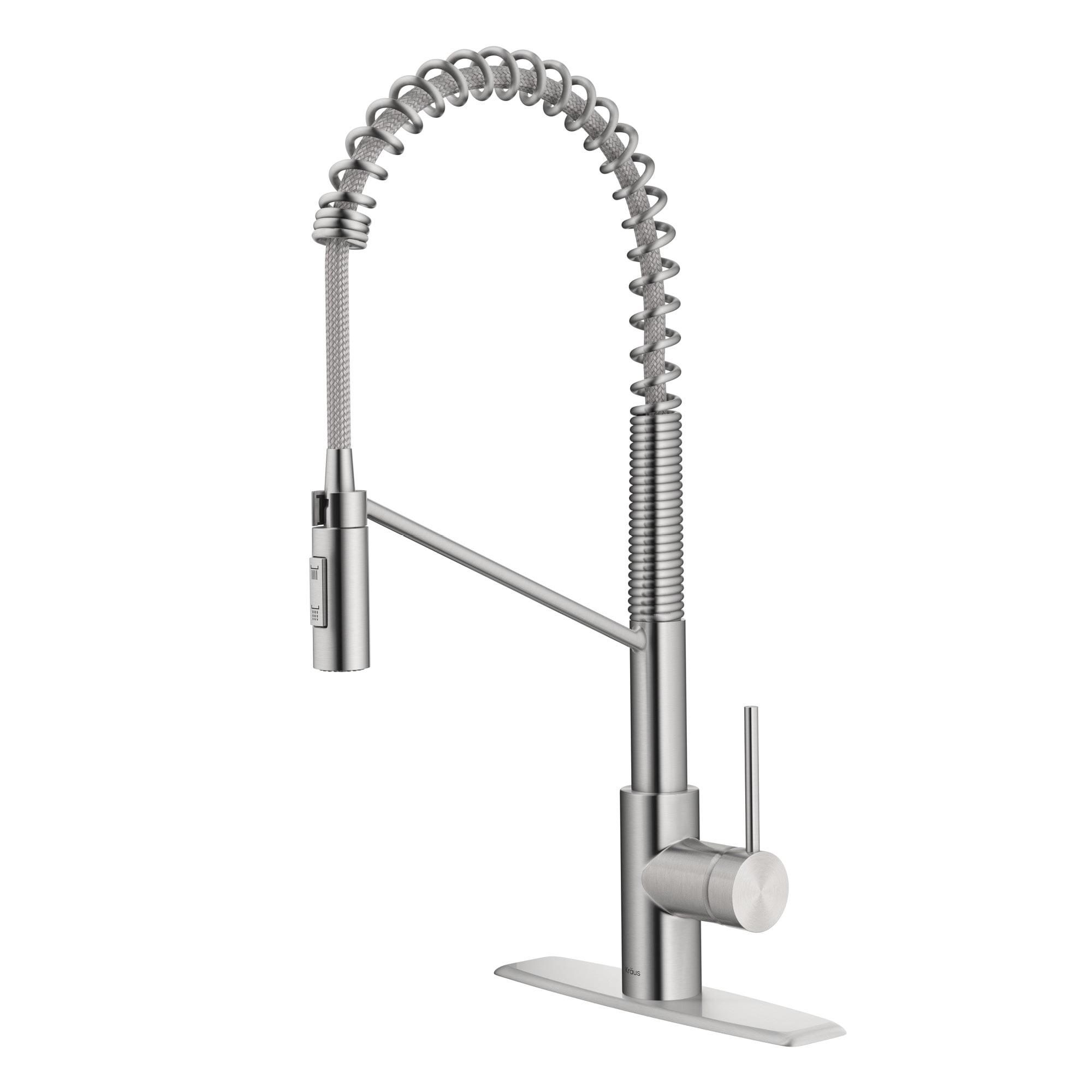 Stainless Steel Commercial Pull-Down Kitchen Faucet with Spray