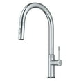 thumbnail image 1 of KRAUS Oletto Modern Industrial Pull-Down Single Handle Kitchen Faucet in Chrome, 1 of 15