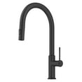thumbnail image 1 of KRAUS Oletto Modern Industrial Pull-Down Single Handle Kitchen Faucet in Matte Black, 1 of 15