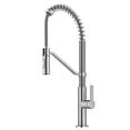 thumbnail image 1 of KRAUS Oletto Transitional Commercial Style Pull-Down Single Handle Kitchen Faucet in Spot-Free Stainless Steel, 1 of 16