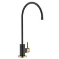 thumbnail image 1 of KRAUS Purita Single Handle Drinking Water Filter Faucet for Reverse Osmosis or Water Filtration System in Brushed Brass/Matte Black, 1 of 10