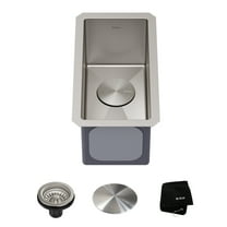 KRAUS Standart Pro 10" Undermount Single Bowl 16 Gauge Stainless Steel Bar Kitchen Sink