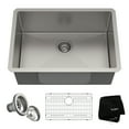 thumbnail image 1 of KRAUS Standart Pro 26" Undermount Single Bowl 16 Gauge Stainless Steel Kitchen Sink, 1 of 8