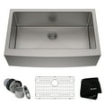 thumbnail image 1 of KRAUS Standart Pro 33" Apron Front Farmhouse 16 Gauge Single Bowl Stainless Steel Kitchen Sink, 1 of 8