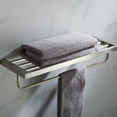 thumbnail image 1 of KRAUS Stelios Bathroom Shelf with Towel Bar, Brushed Nickel Finish, 1 of 7