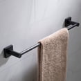 thumbnail image 1 of Kraus Bathroom 2.81" Towel Bars, Matte Black, 1.75"H, 1 of 7