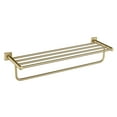 thumbnail image 1 of KRAUS Ventus Bathroom Shelf Towel Rack with Towel Bar in Brushed Gold, 1 of 9