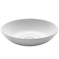 thumbnail image 1 of KRAUS Viva Round White Porcelain Ceramic Vessel Bathroom Sink, 16 1/2 in. D x 4 3/8 in. H, 1 of 13