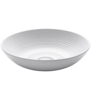 KRAUS Viva Round White Porcelain Ceramic Vessel Bathroom Sink, 16 1/2 in. D x 4 3/8 in. H