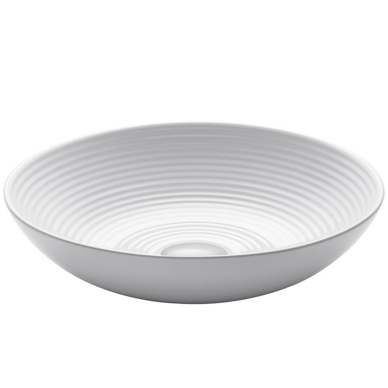 Viva 16-1/2 in. Round Porcelain Ceramic Vessel Sink in White Viva 16-1/2 in. Round Porcelain Ceramic Vessel Sink in White