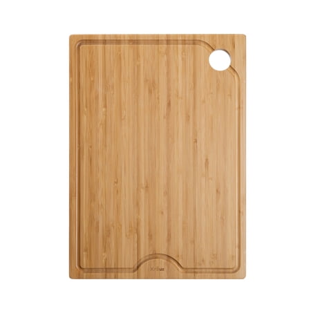 KRAUS Workstation Kitchen Sink 12 in. Solid Bamboo Cutting Board