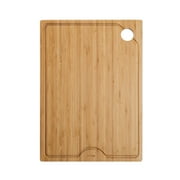 KRAUS Workstation Kitchen Sink 12 in. Solid Bamboo Cutting Board