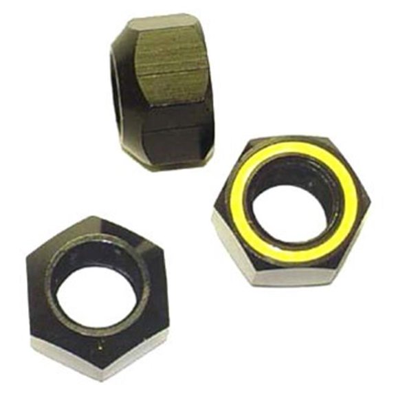 KRC-8211 0.62-11 in. Aluminum Reflective Yellow Lug Nut - Pack of 20