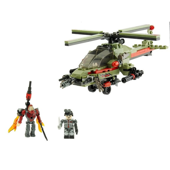KRE-O Battleship Combat Chopper 174 Piece Building Set - Also includes 2 Kreon Figures