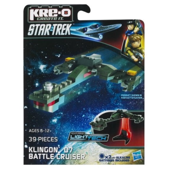 kre-o star trek klingon d7 battle cruiser construction set (a3369)