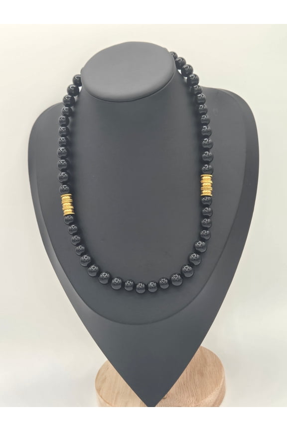 Men 18" Eclipse Bead Necklace