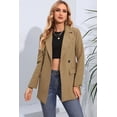 thumbnail image 1 of KRE Prime Women Lapel Neck Long Sleeve Blazer with Pockets, 1 of 10