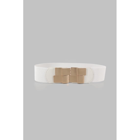 KRE PRIME Geometric Buckle Elastic Wide Belt