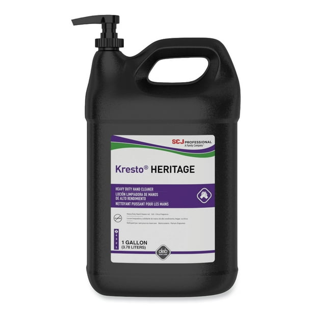 Kresto Heritage Heavy Duty Hand Cleaner, Fresh Scent, 1 gal Bottle Refill, 4/Carton Kresto Heritage Heavy Duty Hand Cleaner, Fresh Scent, 1 gal Bottle Refill, 4/Carton