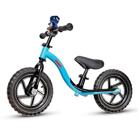 KRIDDO Toddler Balance Bike 2 Year Old, Age 18 Months to 3 Years Old, Early Learning Interactive Push Bicycle with Steady Balancing and Footrest, Gift Bike for 2-3 Boys Girls, Blue