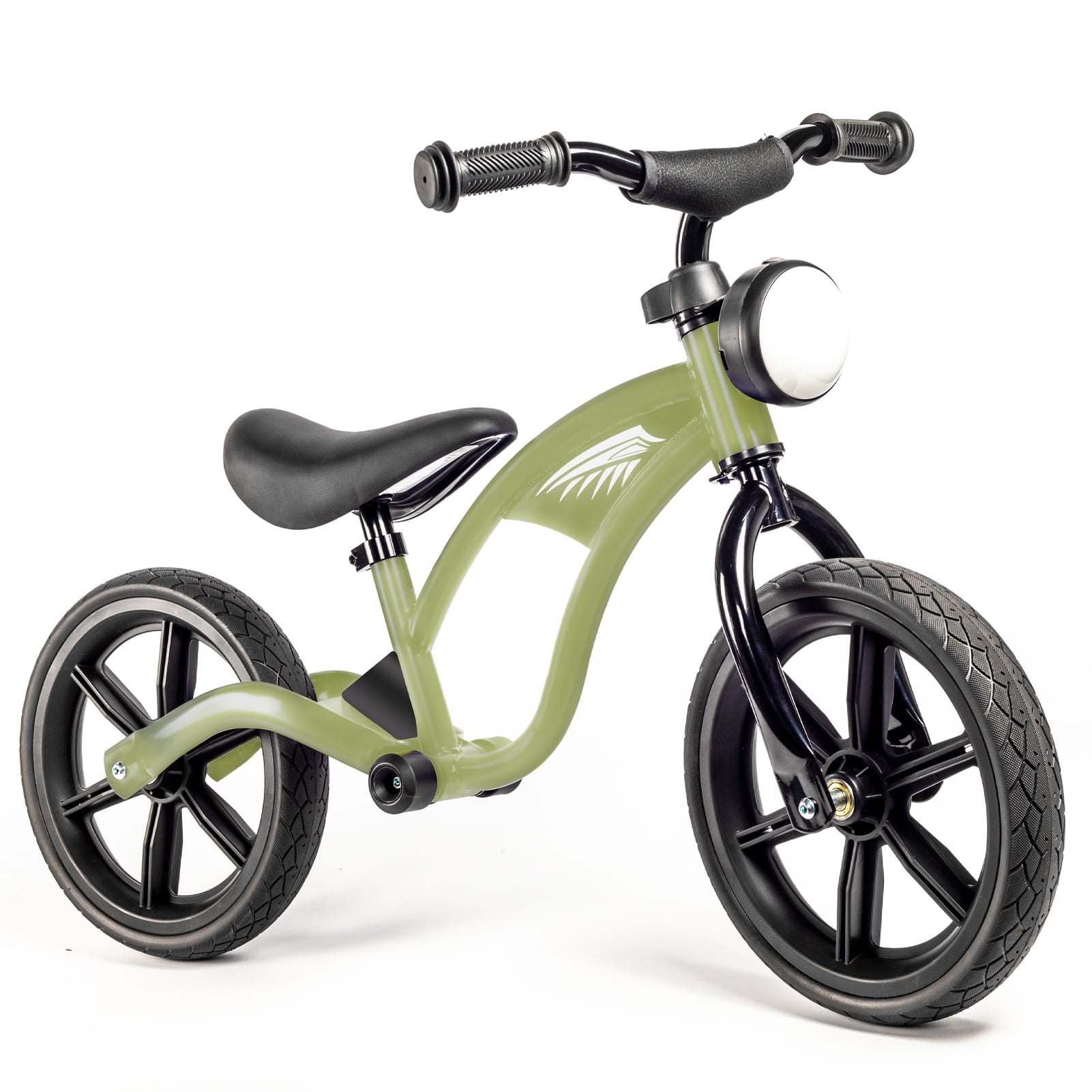 KRIDDO Toddler Balance Bike with Front Light Pedal Less Balance Bike for Ages 24 Months to 5 Years Old Adjustable Handlebar and Seat Height Rubber Wheels Ideal for Multiple Ground Green Walmart
