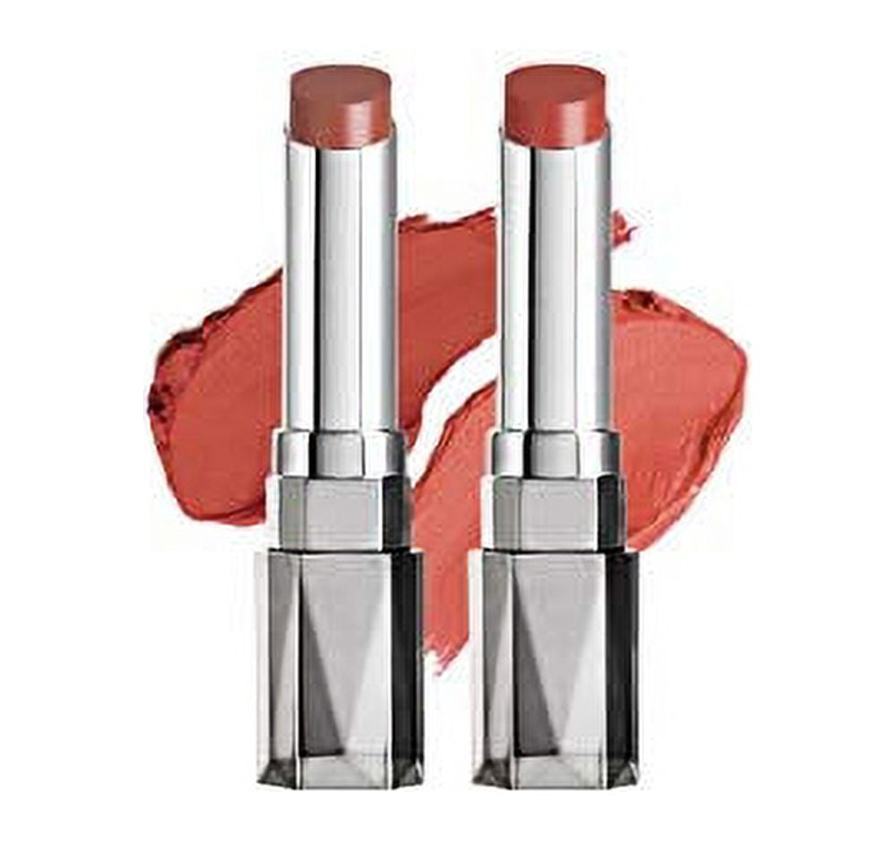 KRISTOFER BUCKLE Cashmere Slip Longwear Lipstick Duo, 0.11 oz. each Creamy, Richly Pigmented Lipstick That Delivers Bold Color for Up To 8 Hours Tender/Kissed