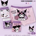 thumbnail image 1 of KRM Cinnamoroll Girls' Boxer Briefs 100% Full Cotton Boxers Shorts No Clamp Cotton Breathable Kid's Panties  Size for H90cm-165cm, 1 of 7