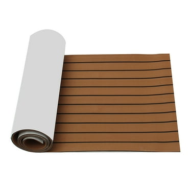 KROAK 600x2400x6mm Marine Flooring Faux Teak EVA Foam Boat Decking Sheet