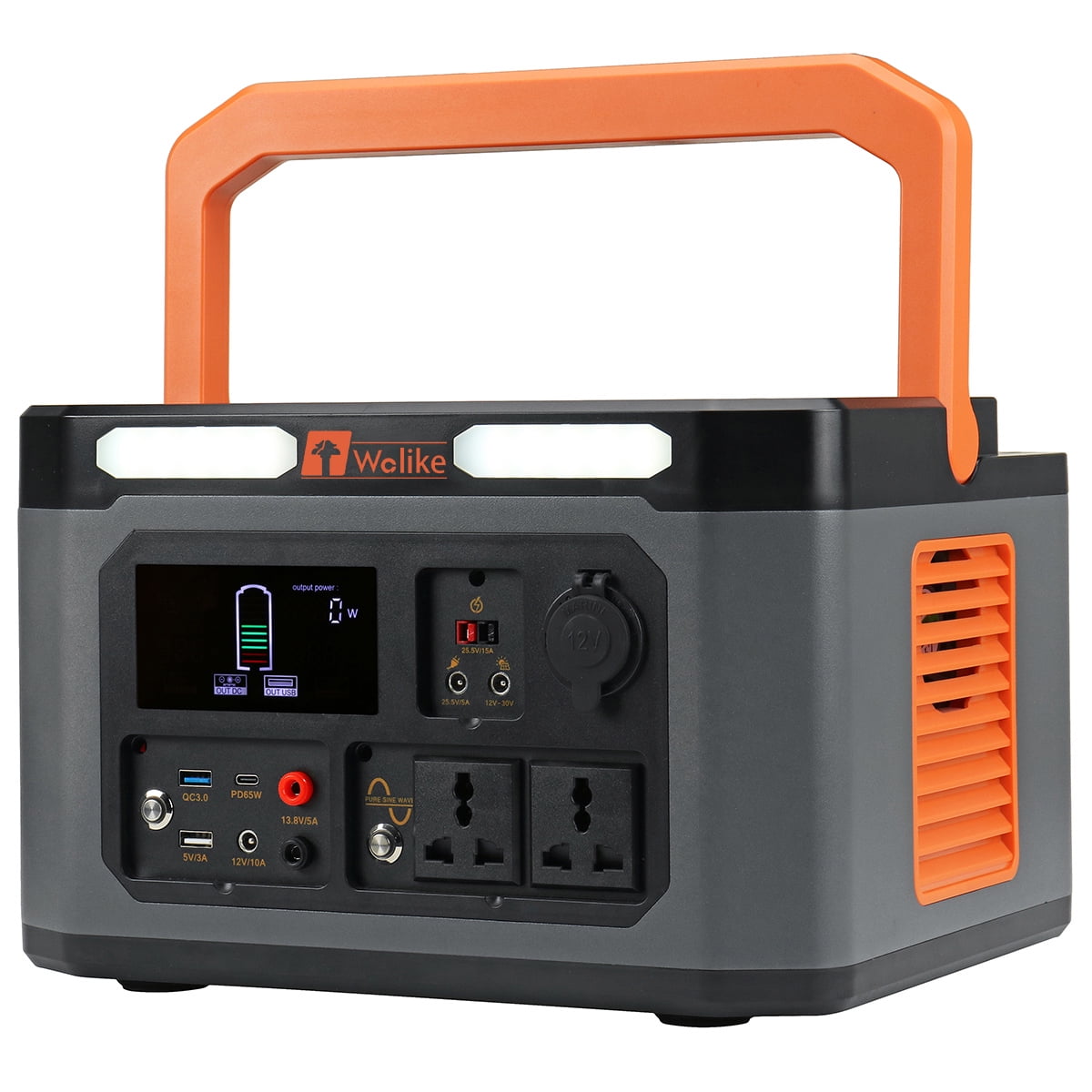 KROAK CN-1000 999WH 270000mAh Portable Power Station 1000W with AC