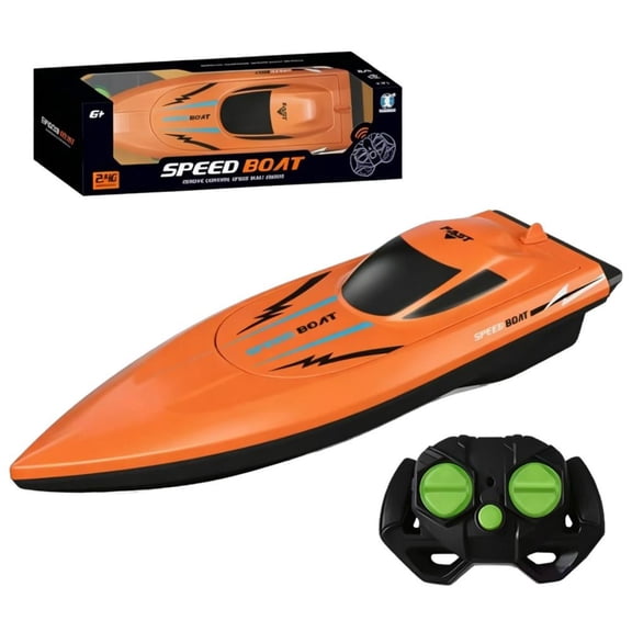 KRONDO 10.43 Inch RC Boat for Pool – Dual Propeller, 2.4GHz Remote Control, Waterproof, Auto Correction