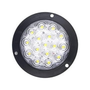 KRONDO 16 LED Tail Light Round Red Stop Turn Trailer Light For RV Truck Universal Taillight Car Warning Rear