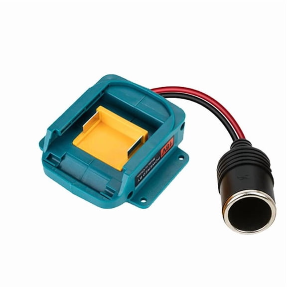 KRONDO 18V to 12V Power Converter Adapter – Cigarette Lighter Socket for Makita Dewalt Battery, 10A Max