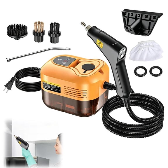 KRONDO 2500W Handheld Steam Cleaner for Home 2026 New, Adjustable High-Temperature Pressurized SteamCleaner, Portable Multi- Steams Cleaning Machine for Kitchen, Furniture