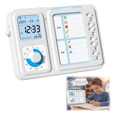 Visual Timer for Kids & Adults, 3-in-1 Task Timer with Chore Chart ...