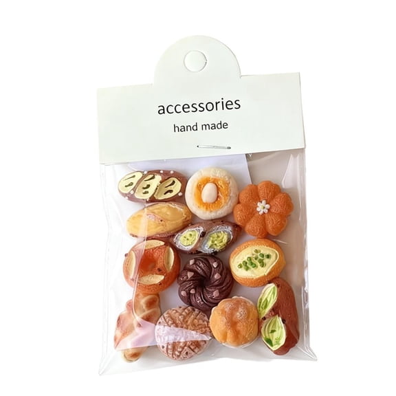 KRONDO 3D Resin Refrigerator Magnets Cartoon French Bread Food Fridge Mini Decor Cute Office Ornament