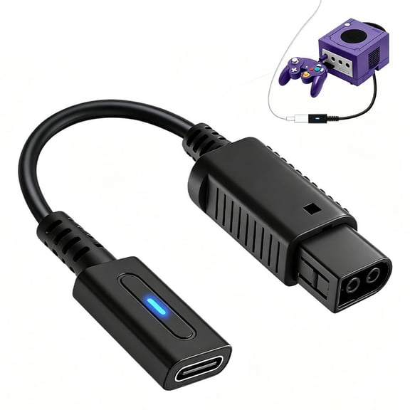 KRONDO 45W USB C PD Power Adapter Cable for GameCube NGC, Compact Travel Power Cord