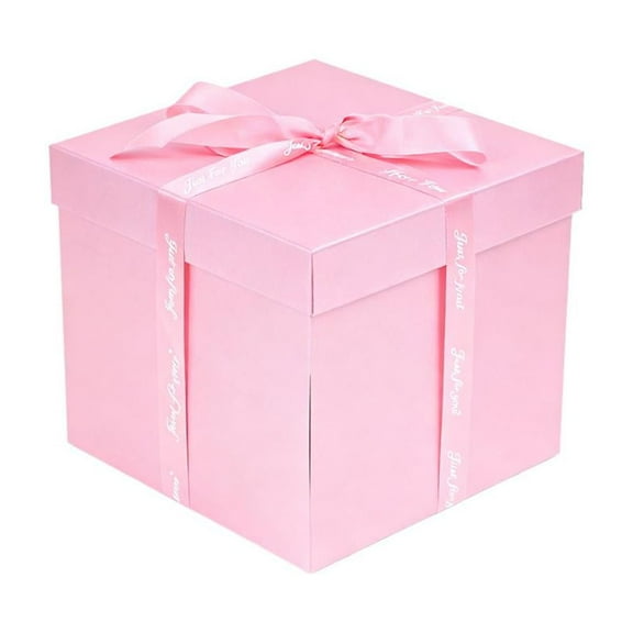 KRONDO 5 Layer Explosion Gift Box - DIY Surprise Photo Memory Box with Hidden Compartments, Creative Personalized Birthday for Loved Ones, Easy Assembly Craft Kit