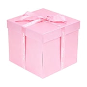 KRONDO 5 Layer Explosion Gift Box - DIY Surprise Photo Memory Box with Hidden Compartments, Creative Personalized Birthday for Loved Ones, Easy Assembly Craft Kit