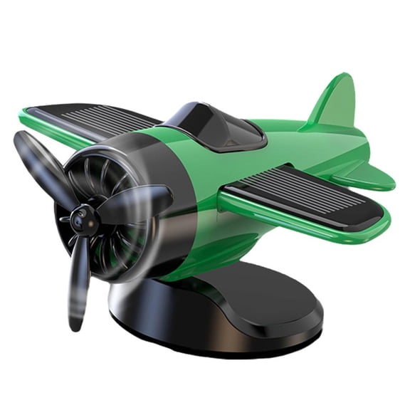 KRONDO Car Freshener Solar Powered Rotating Airplane Ornament Flavoring Decoration Car Interior Fragrance Accessories