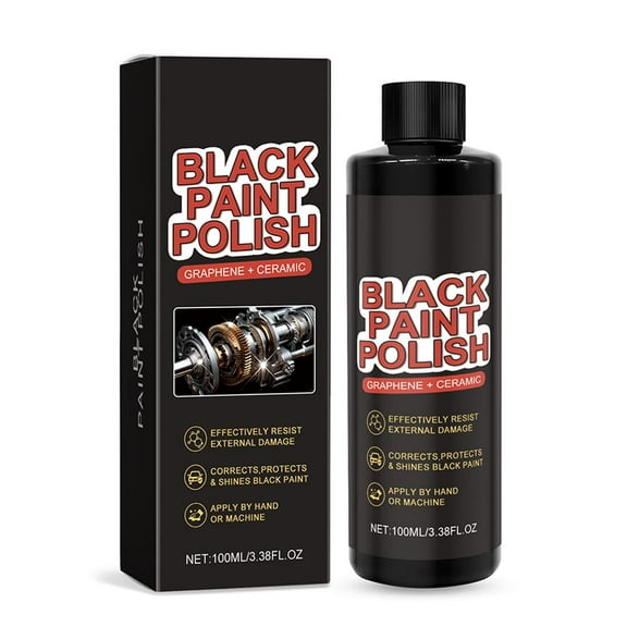 KRONDO Car Metal Polish Cleaner Protection Black Paint Polish Car Shine New N9