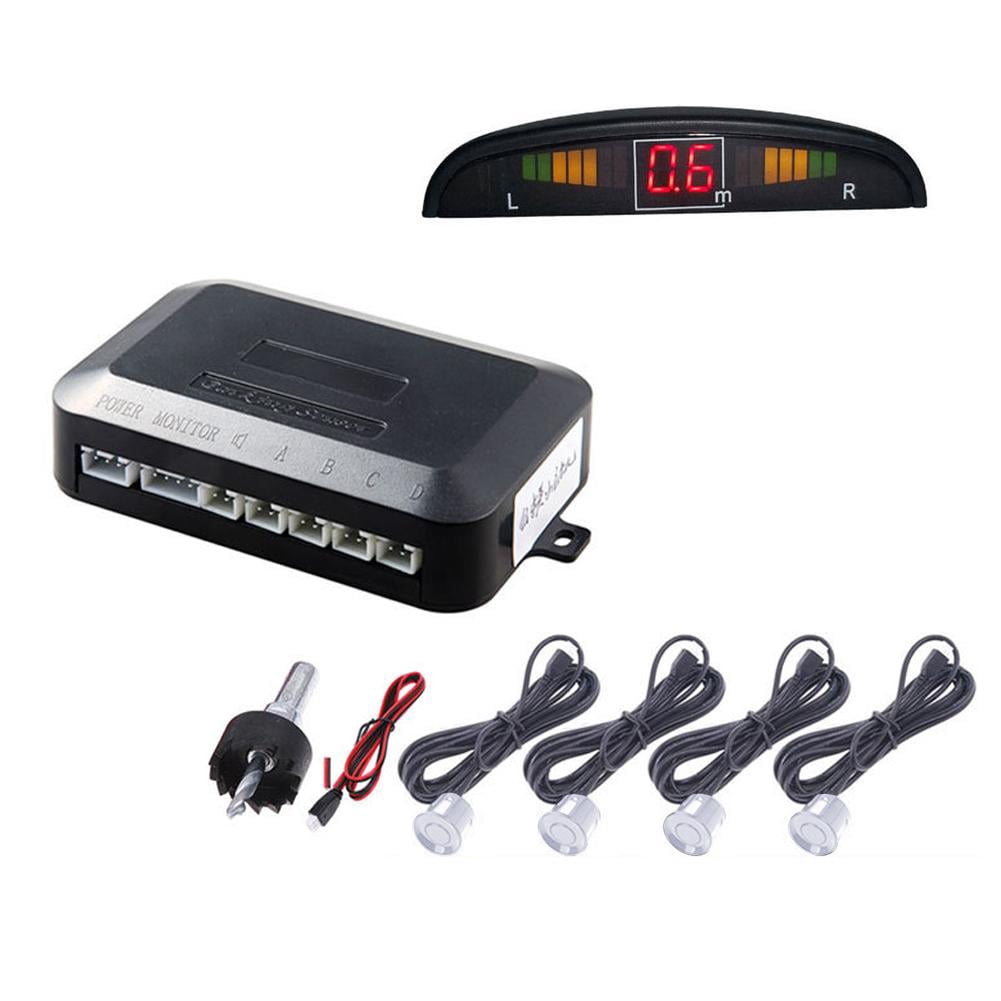 KRONDO Car Parking Sensors, Parking Radar System for Cars, 4 Parking ...