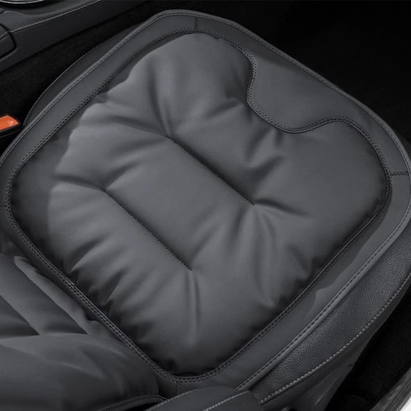 KRONDO Car Seat Cushion,2026 New Skin-Friendly & Dirt-Repellent Leather Seat Cushions, Skin-Friendly Leather Seats Cushions,Universal Breathable Memory Foam Seats Pad for Car
