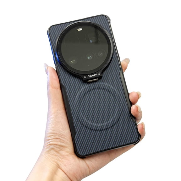 KRONDO Carbon Fiber Pattern For 15 /14 Phone Case Magnetic With