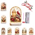 thumbnail image 1 of KRONDO Christmas Diaamond-Art Night Light, 3D Pear-l Painting Kit with Warm LED Base for Beginners, 1 of 7