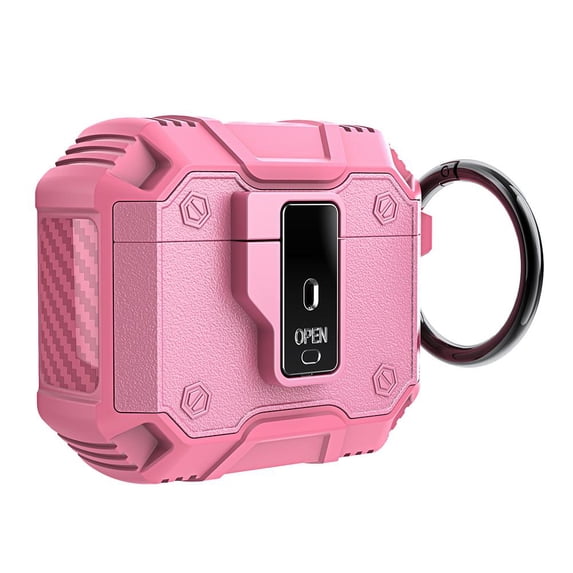 KRONDO Compatible Airpods 4 Generation Case Cover, AirPods 4th Generation Case with Automatic Lock, AirPods 4th Generation, Shockproof Protective Case for Men Women