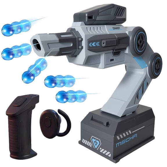 KRONDO Cool Inductive Robot Arm Tracking Blaster, Smart Head & Hand Motion Tracking Robotic, Shoulder-Mounted Blaster Robot Toy with Remote Control