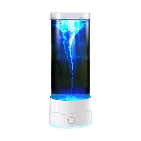 KRONDO Cylindrical Light USB in LED Jellyfish Light Remote Decoration Light Night Color O6I4 Changing Atmosphere