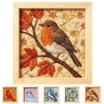 thumbnail image 1 of KRONDO DIY Fabric Art Kit, No-Sew Craft with Wooden Frame & Tucking Tool for Wall Decor & Relaxing Hobby, 1 of 5