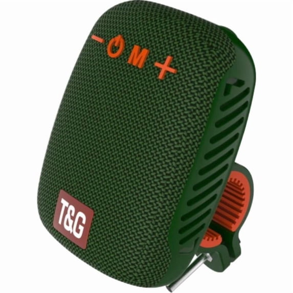 KRONDO Dark Green Advanced Bluetooth 5.3 Portable Speaker, IPX5 Waterproof, Cycling Outdoor Durable Design